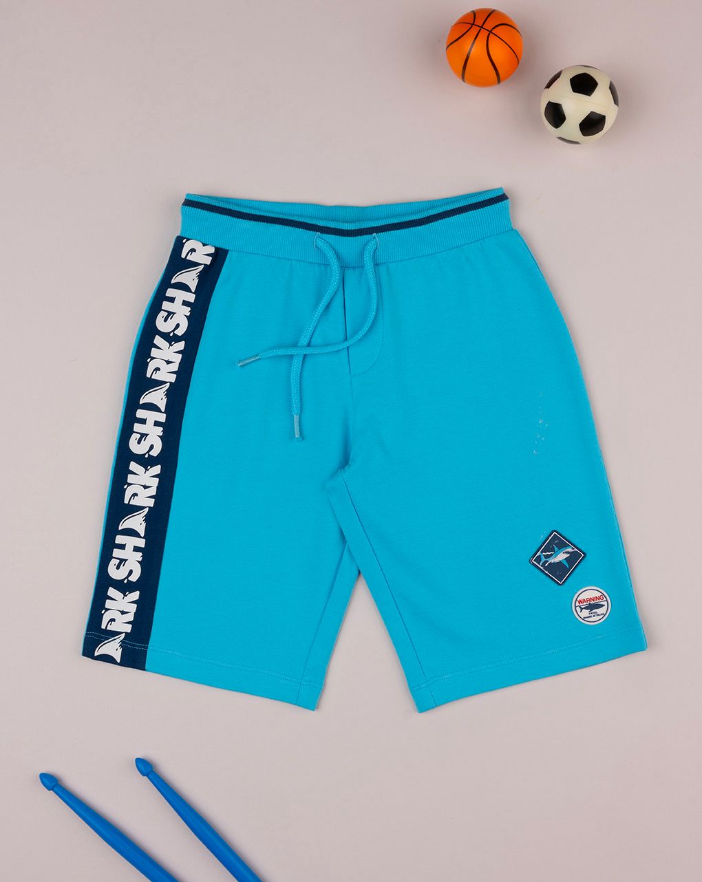 παιδική βερμούδα γαλάζια sharks για αγόρι - Prénatal