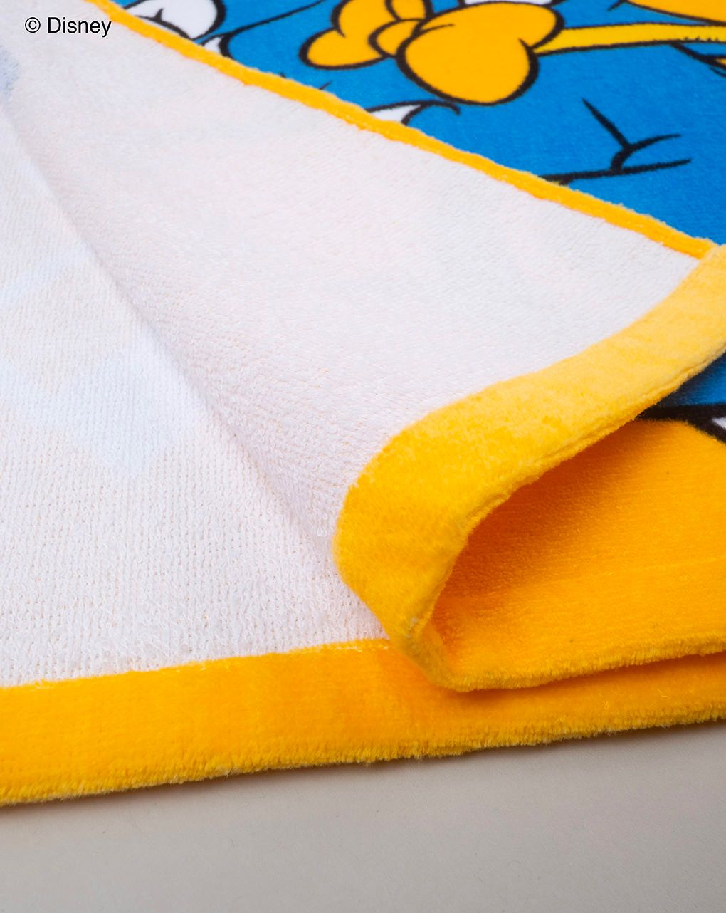 βρεφικό πόντσο θαλάσσης κίτρινο donald duck  για αγόρι - Prénatal