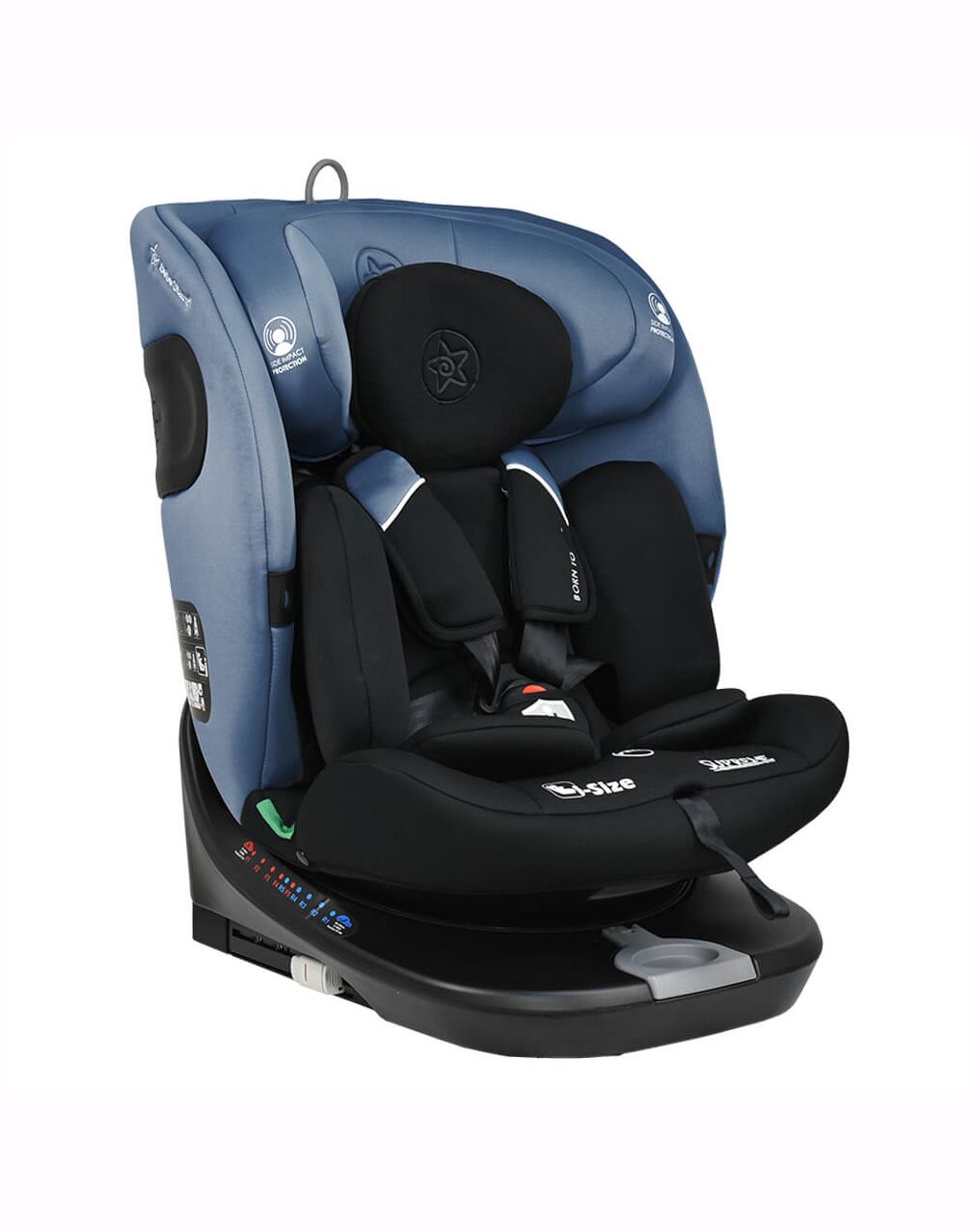 Bebe stars κάθισμα αυτοκινήτου supreme i-size (40-150cm) 360° moonlight blue 905-184 - Bebe Stars