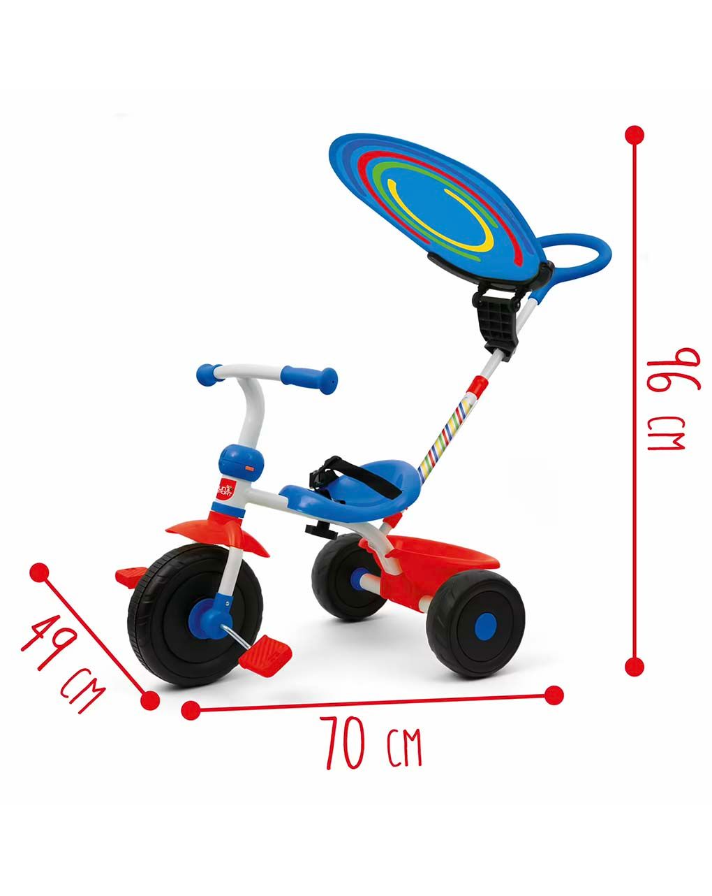 Sun & sport – τρίκυκλο ποδήλατο triky go boy rdf52430 - Sun&Sport