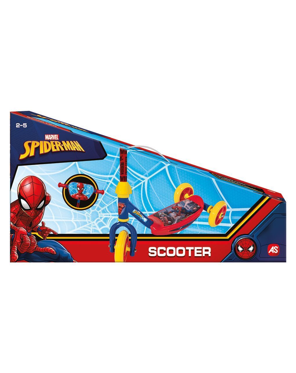 As παιδικό scooter marvel spiderman για 2-5 χρονών 5004-50241 - AS Wheels