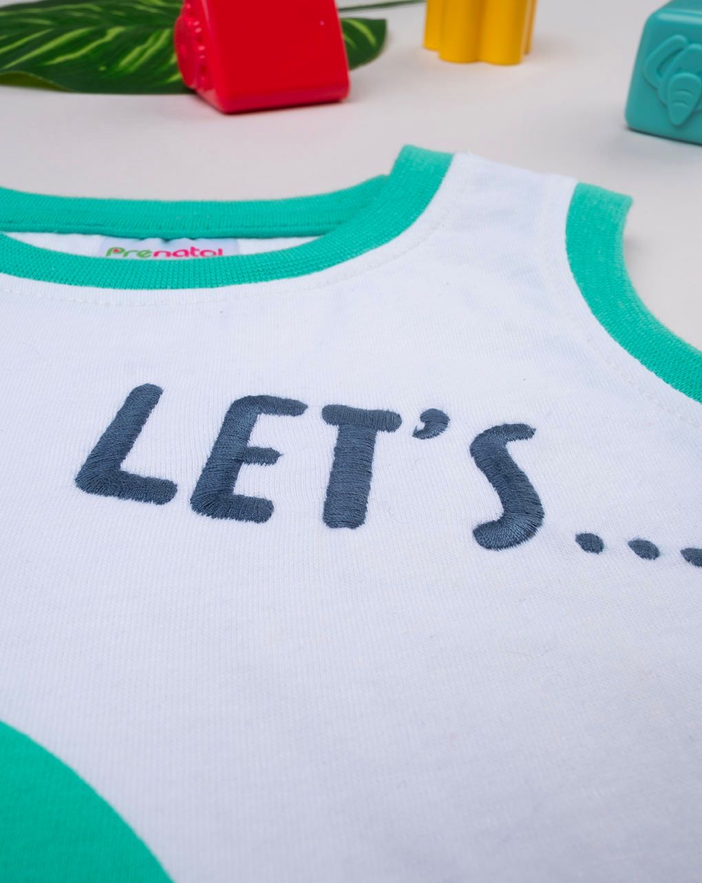 βρεφικό σετ μπλούζα και σορτσάκι let's play για αγόρι - Prénatal