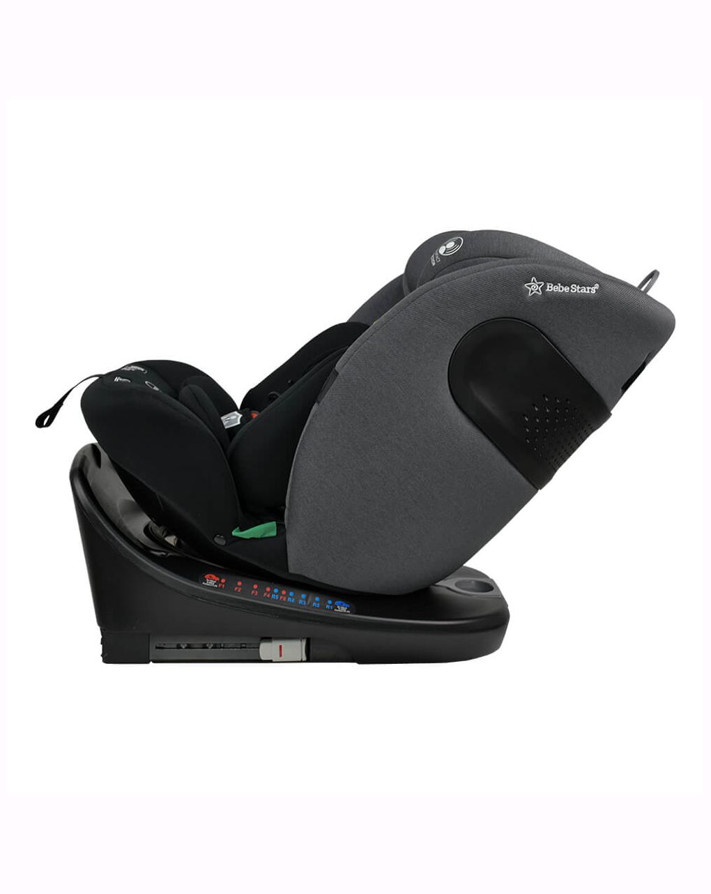 Bebe stars κάθισμα αυτοκινήτου supreme i-size (40-150cm) 360° steel grey 905-186 - Bebe Stars