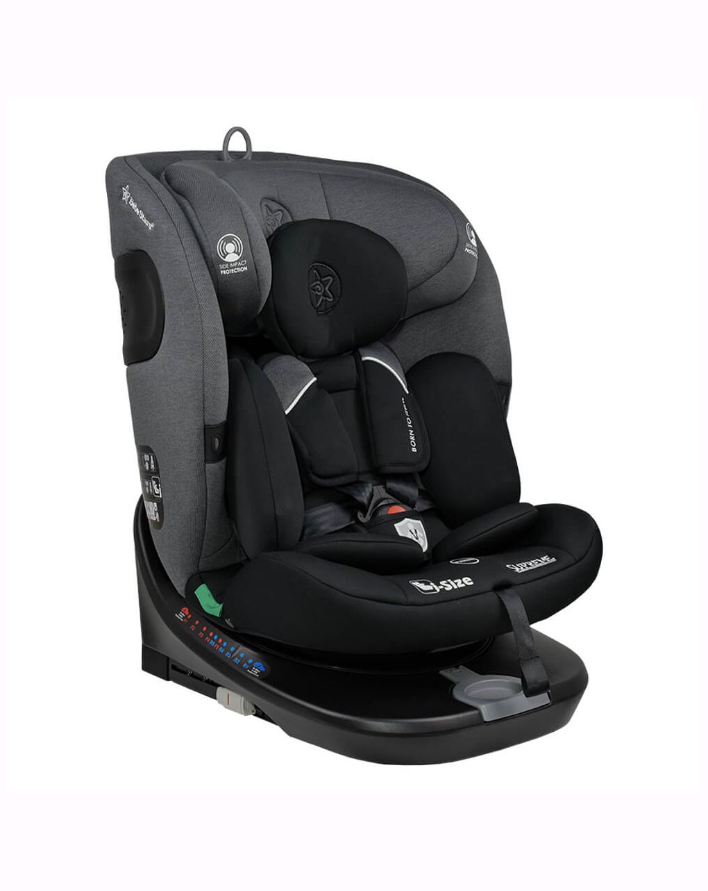 Bebe stars κάθισμα αυτοκινήτου supreme i-size (40-150cm) 360° steel grey 905-186 - Bebe Stars