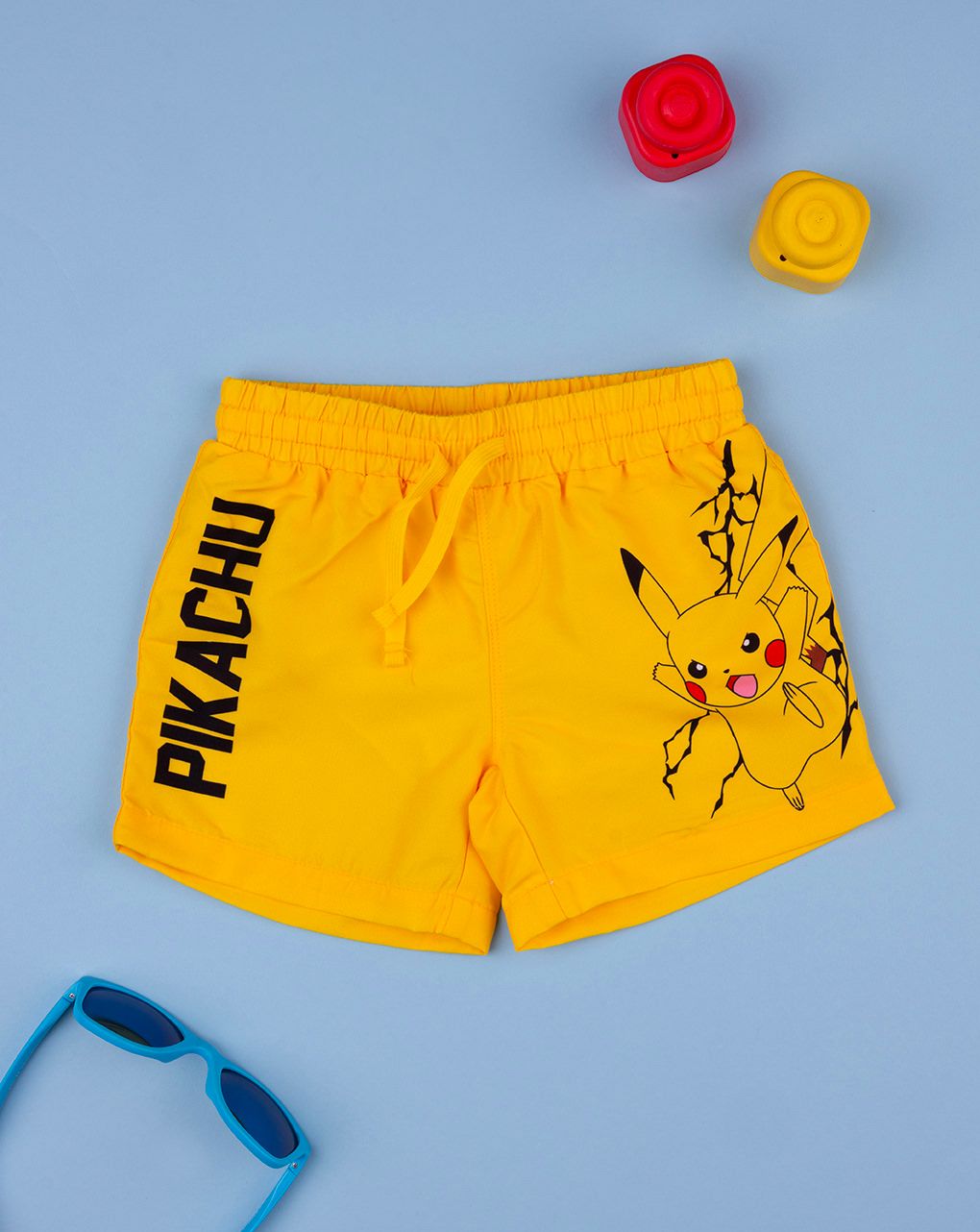 παιδικό μαγιό boxer κίτρινο pokémon για αγόρι - Prénatal