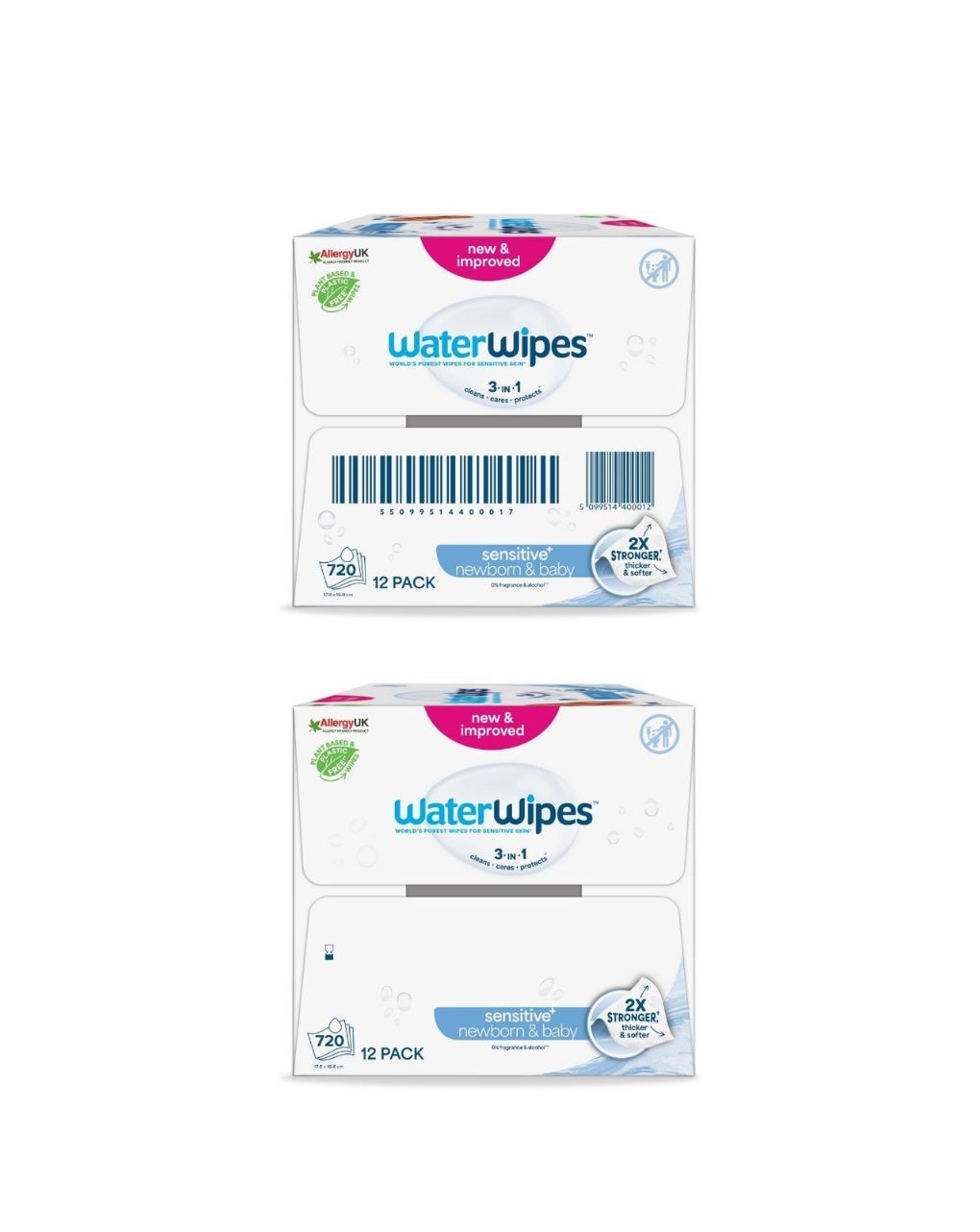 Waterwipes βιοδιασπώμενα μωρομάντηλα 720τμχ (12x60) ib/420036 - WaterWipes
