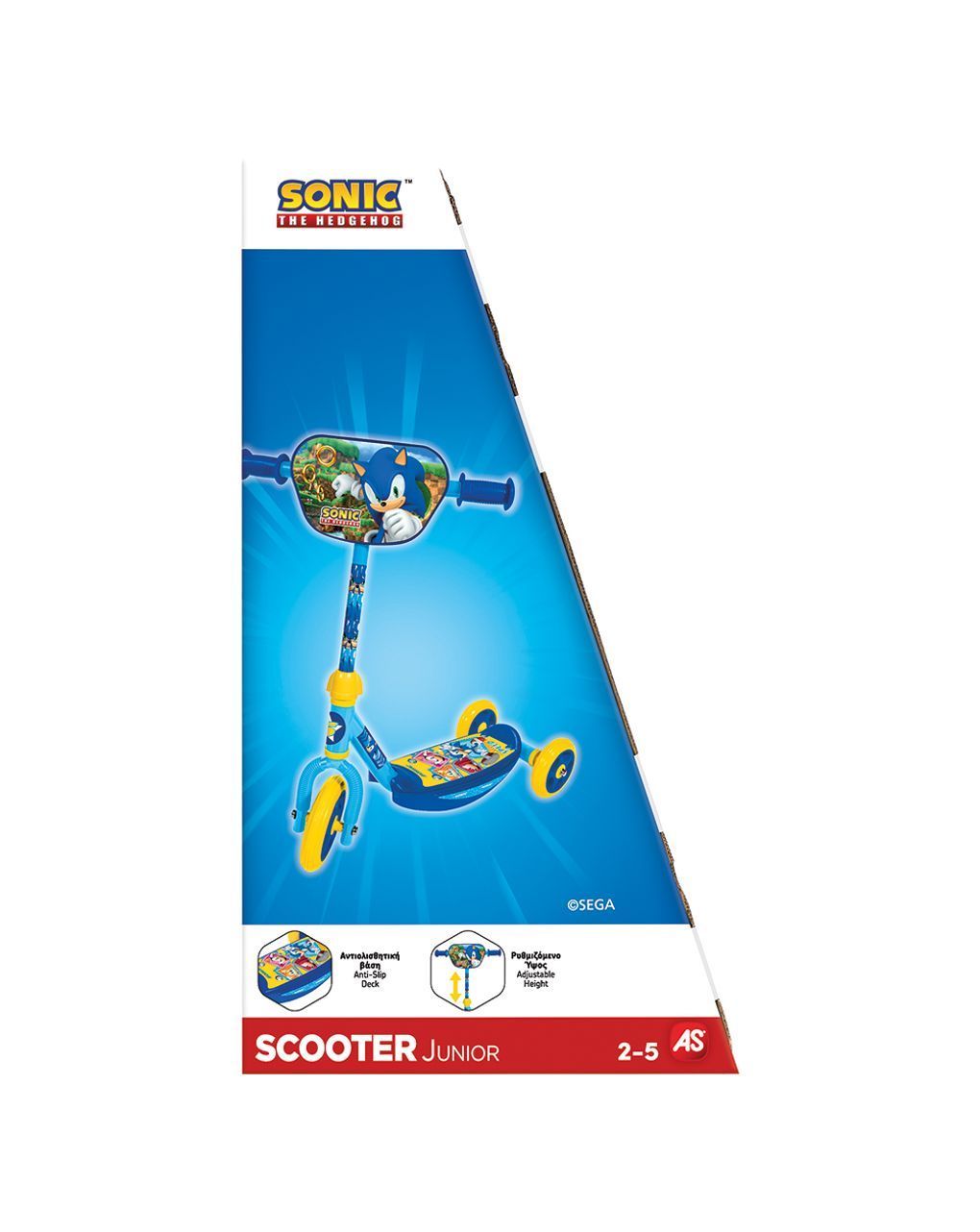 As παιδικό scooter με 3 ρόδες sonic για 2-5 χρονών 5004-50260 - AS Wheels