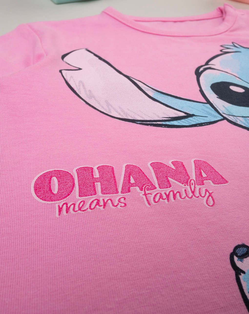 βρεφικό t-shirt ροζ stitch για κορίτσι - Prénatal