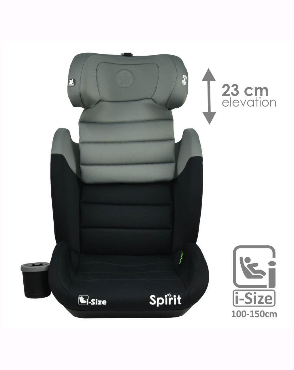 Bebe stars κάθισμα αυτοκινήτου spirit isofix i-size (100-150cm) olive 945-176 - Bebe Stars
