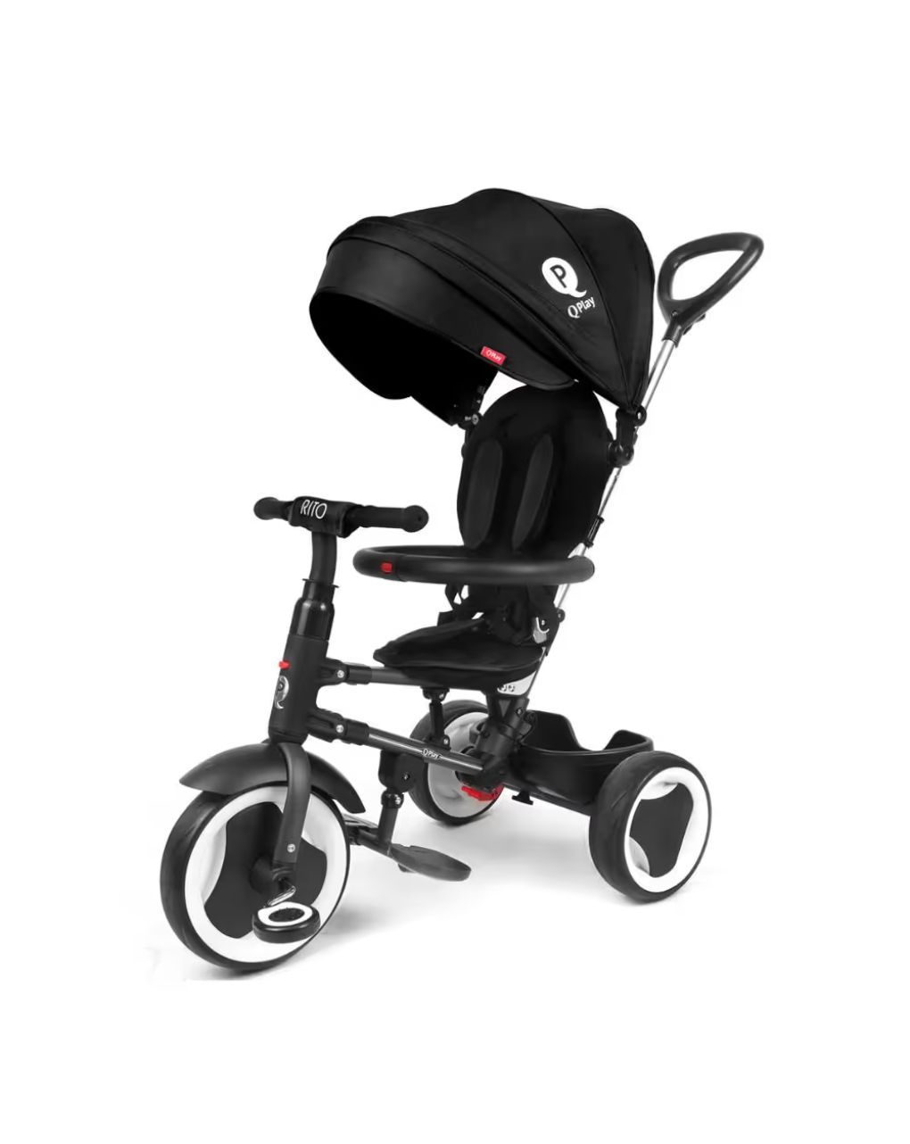 Qplay rito eva wheels τρίκυκλο ποδήλατο μαύρο 01-1212037-02 - Qplay