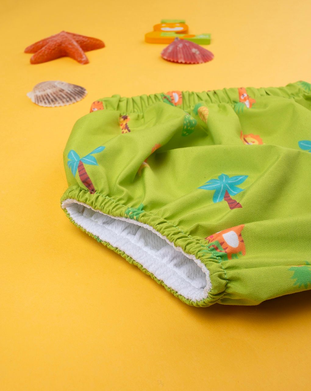 βρεφικό μαγιό πάνα πράσινο jungle για αγόρι - Prénatal