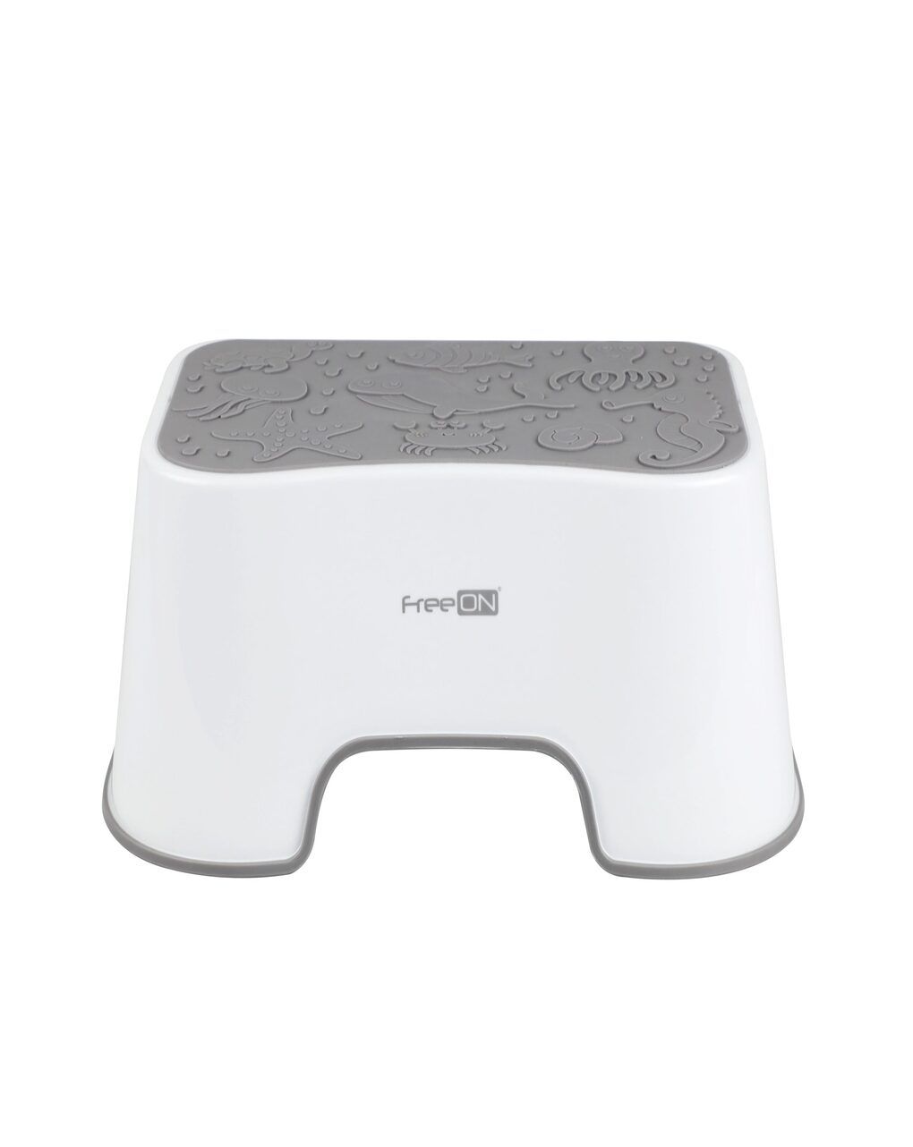 Freeon μονό βοηθητικό σκαλοπατάκι μπάνιου grey, 49232