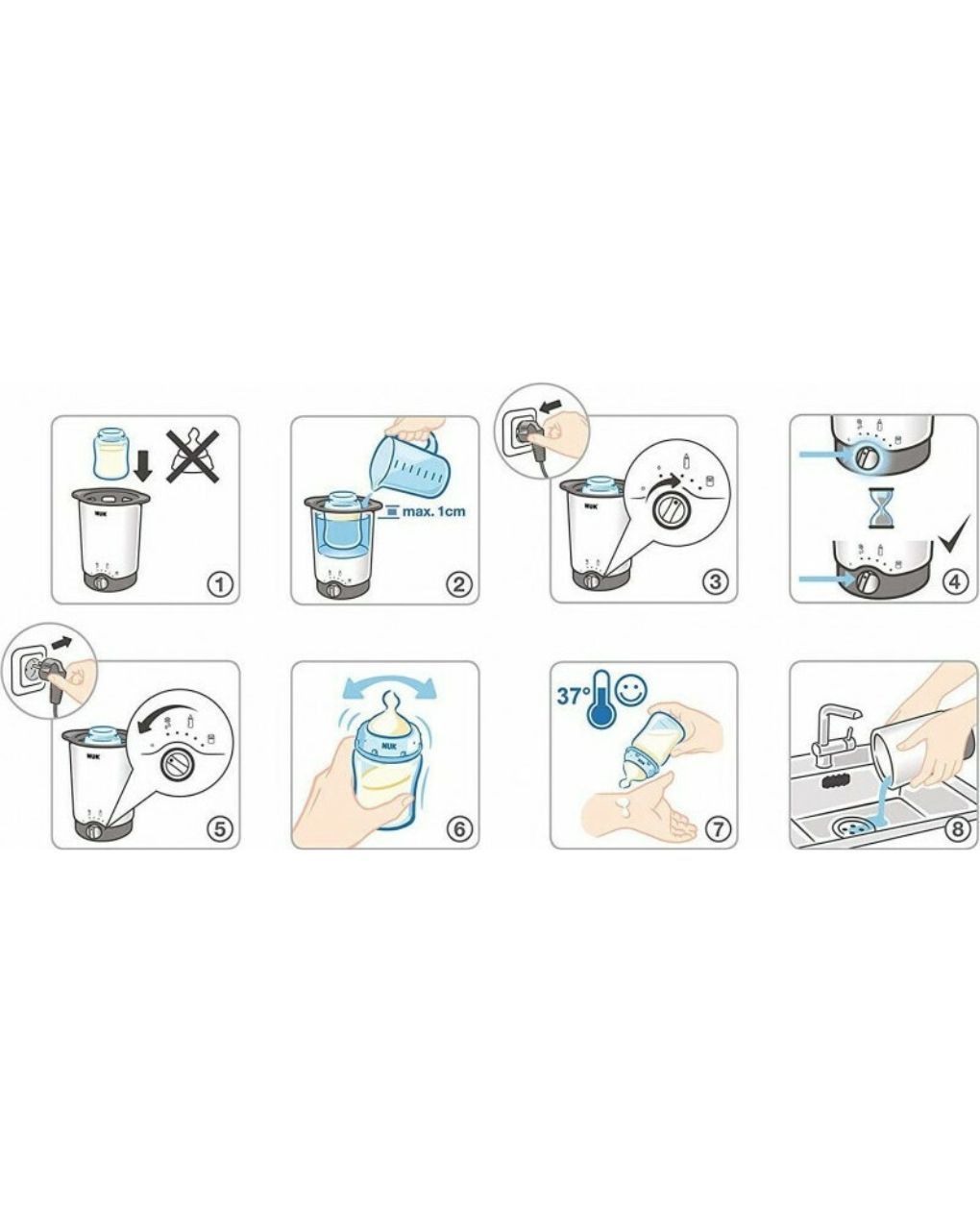 Nuk θερμαντήρας μπιμπερό thermo 3 σε 1 - Nuk