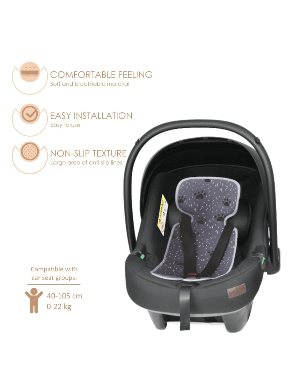 Bebe stars αντιιδρωτικό κάλυμμα καθίσματος αυτοκινήτου 0+ foot - Bebe Stars