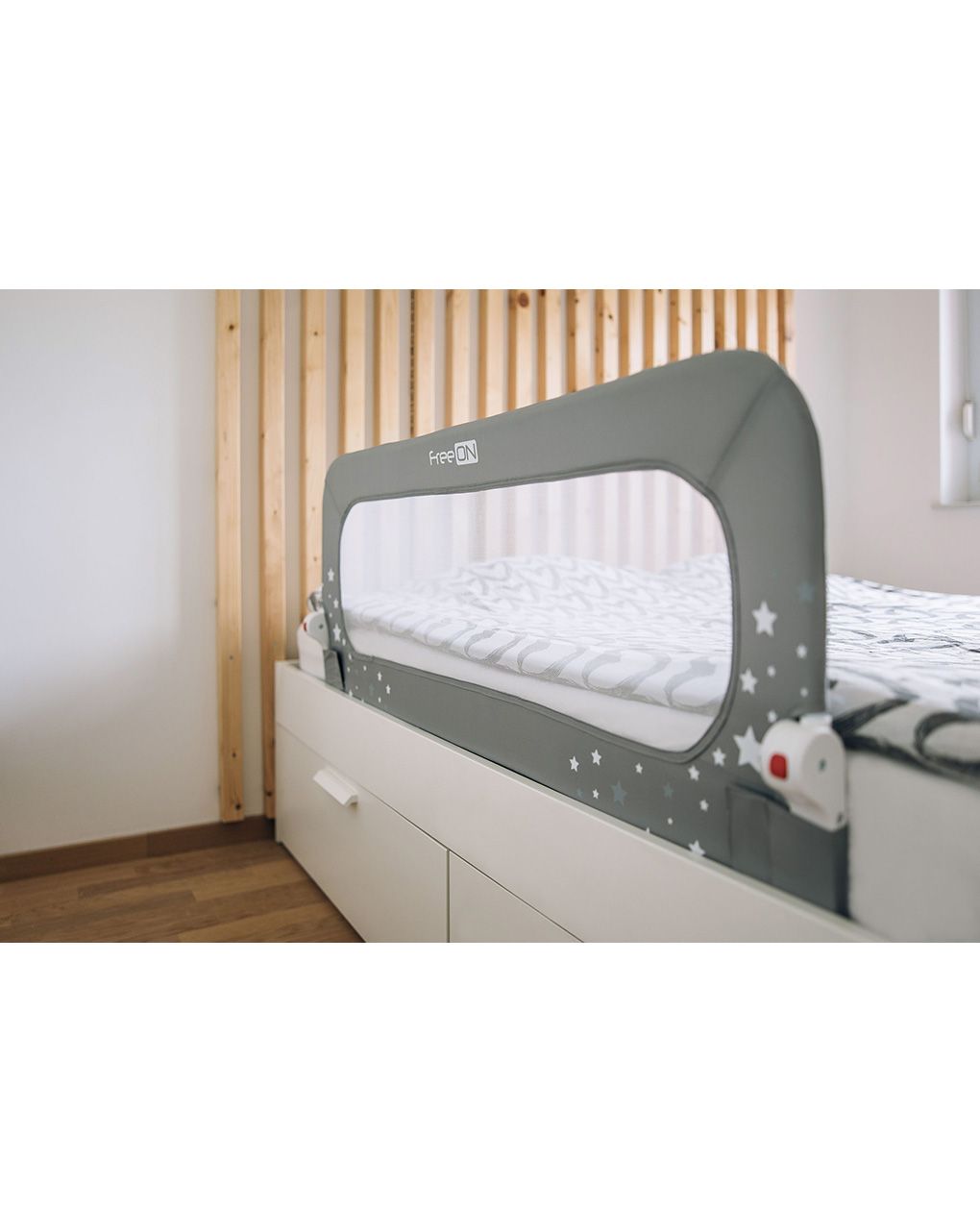 Freeon μπάρα προστασίας κρεβατιού 135x57cm little stars, 48457 - Freeon
