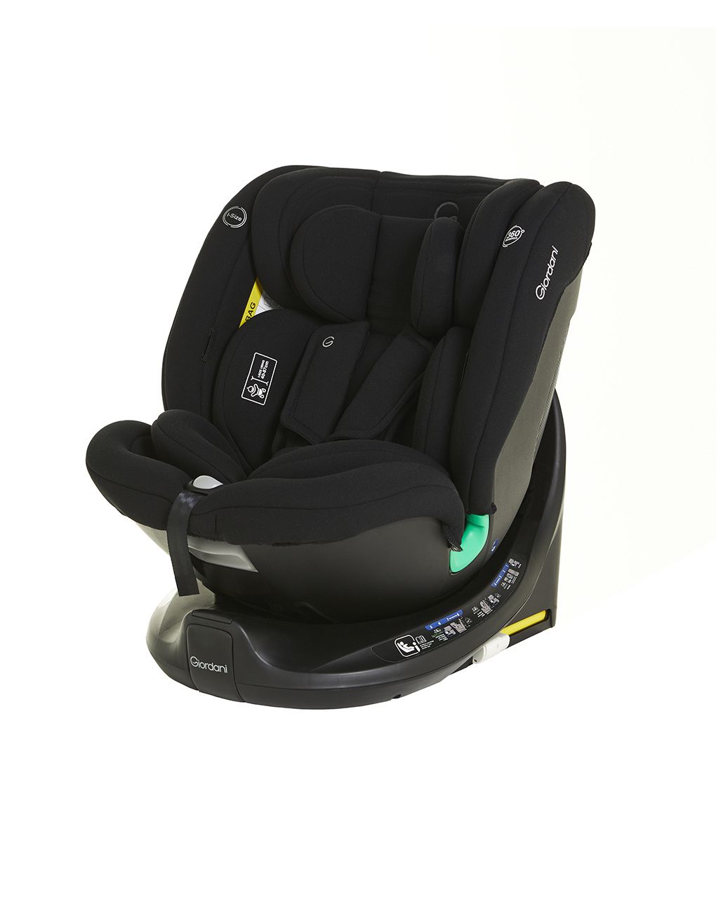 Giordani κάθισμα αυτοκινήτου polaris i-size (40-150cm) 360° isofix μαύρο