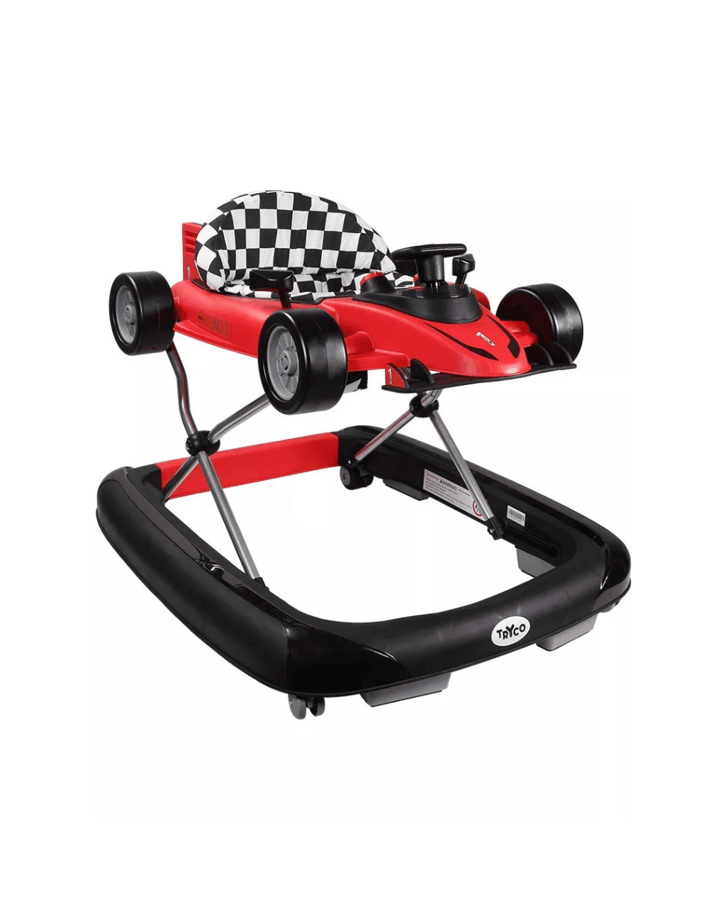 Tryco περπατούρα f1 racer 2σε1 μαύρο - κόκκινο - TRYCO
