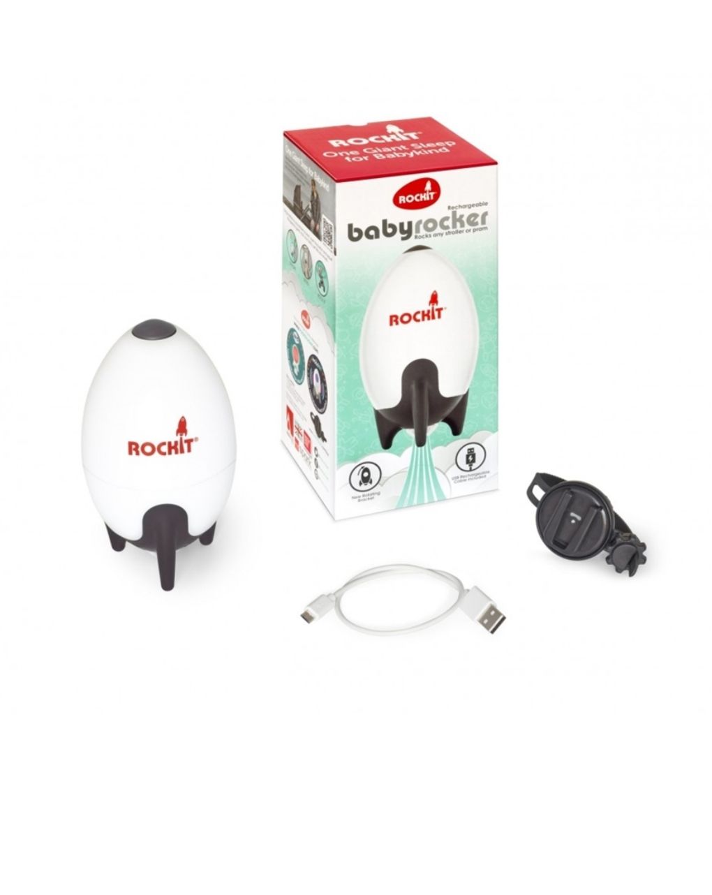 Rockit συσκευή δόνησης για καρότσια & ριλάξ - rocker v2 επαναφορτιζόμενο - Rockit
