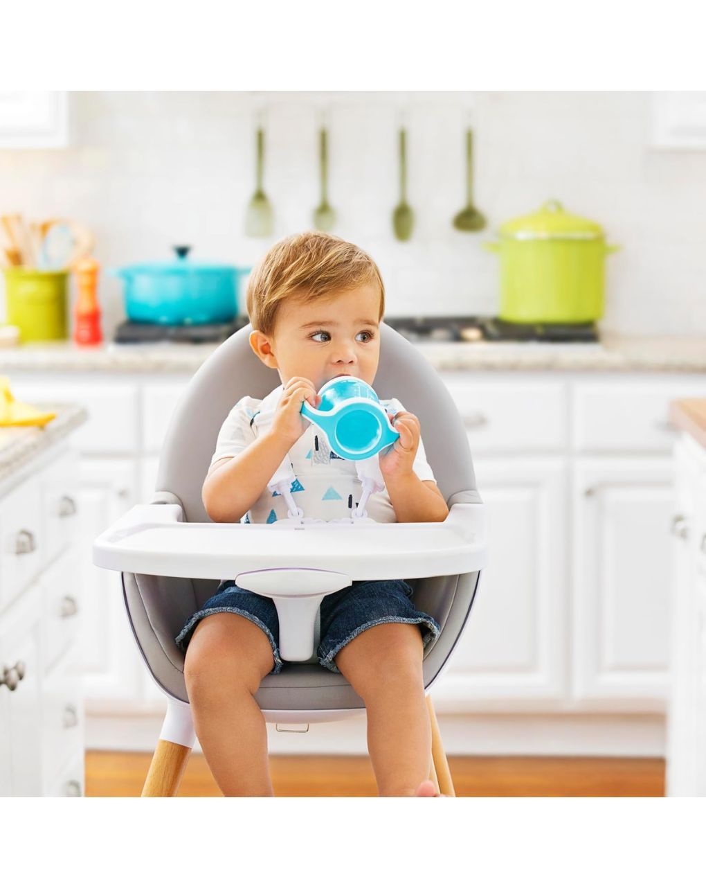 Munchkin εκπαιδευτικό ποτηράκι 118ml gentle first cup blue 4m+ 12549 - Munchkin