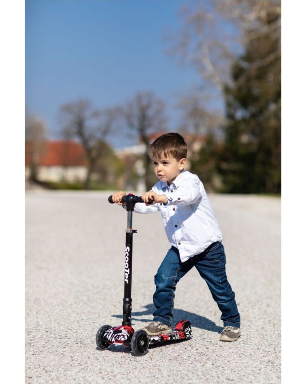 Freeon πατίνι scooter zik zak black 67310 - Freeon