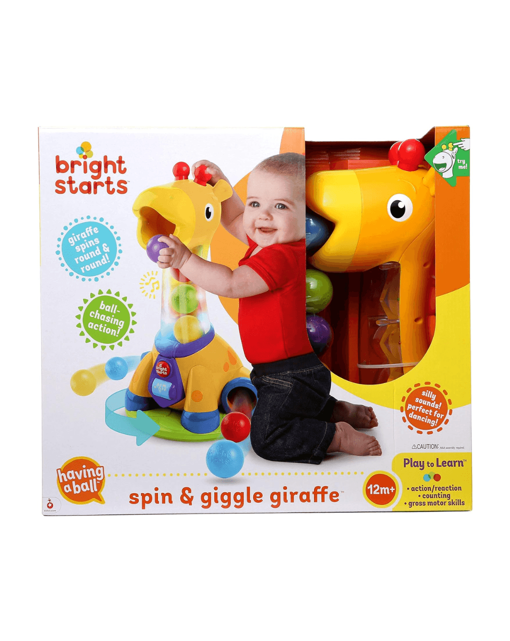 Bright starts spin & giggle giraffe - Bright Starts
