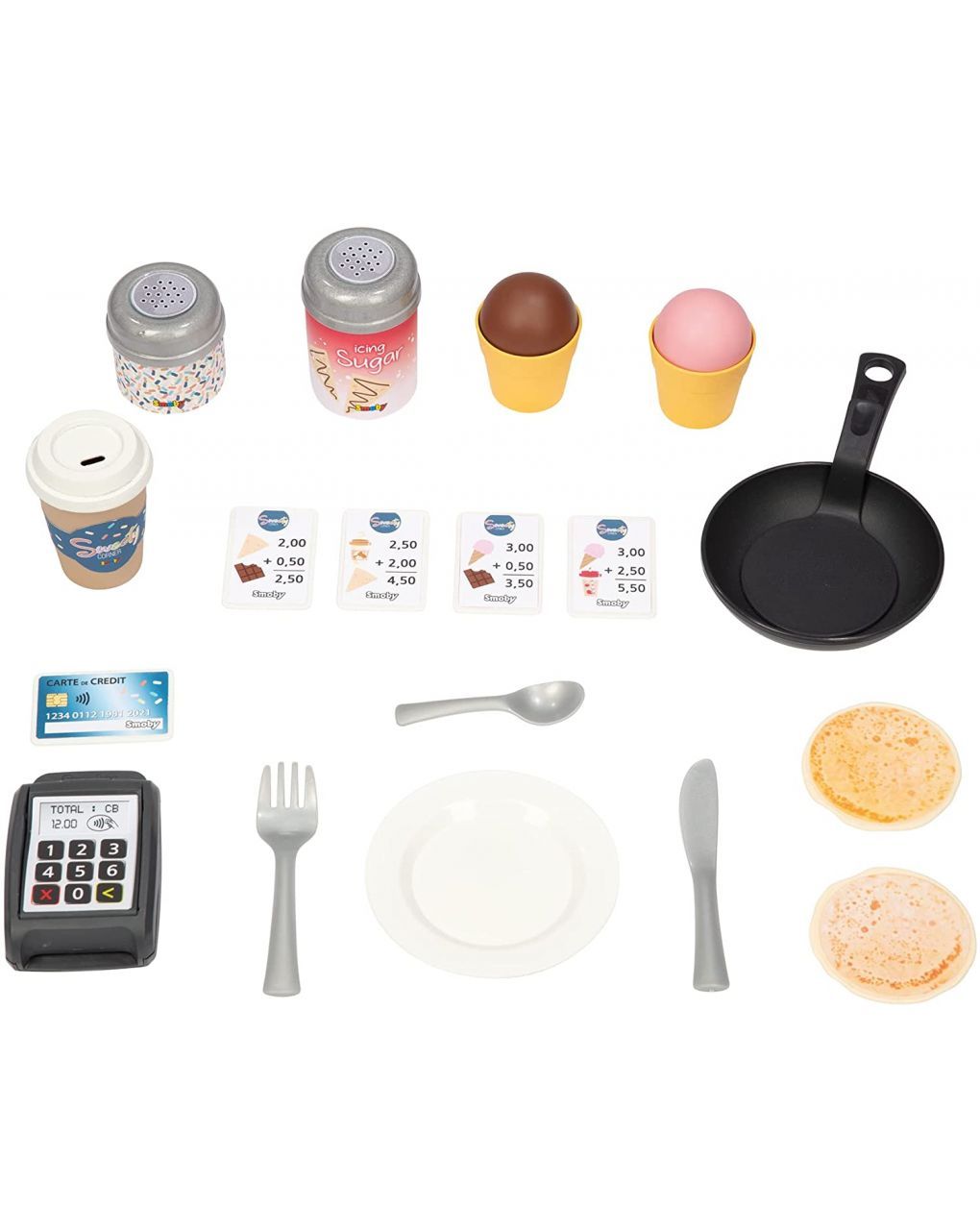 Smoby σπιτάκι κήπου μαγαζάκι sweety με σνακς και αξεσουάρ 110 x 105 x 127 cm - Smoby