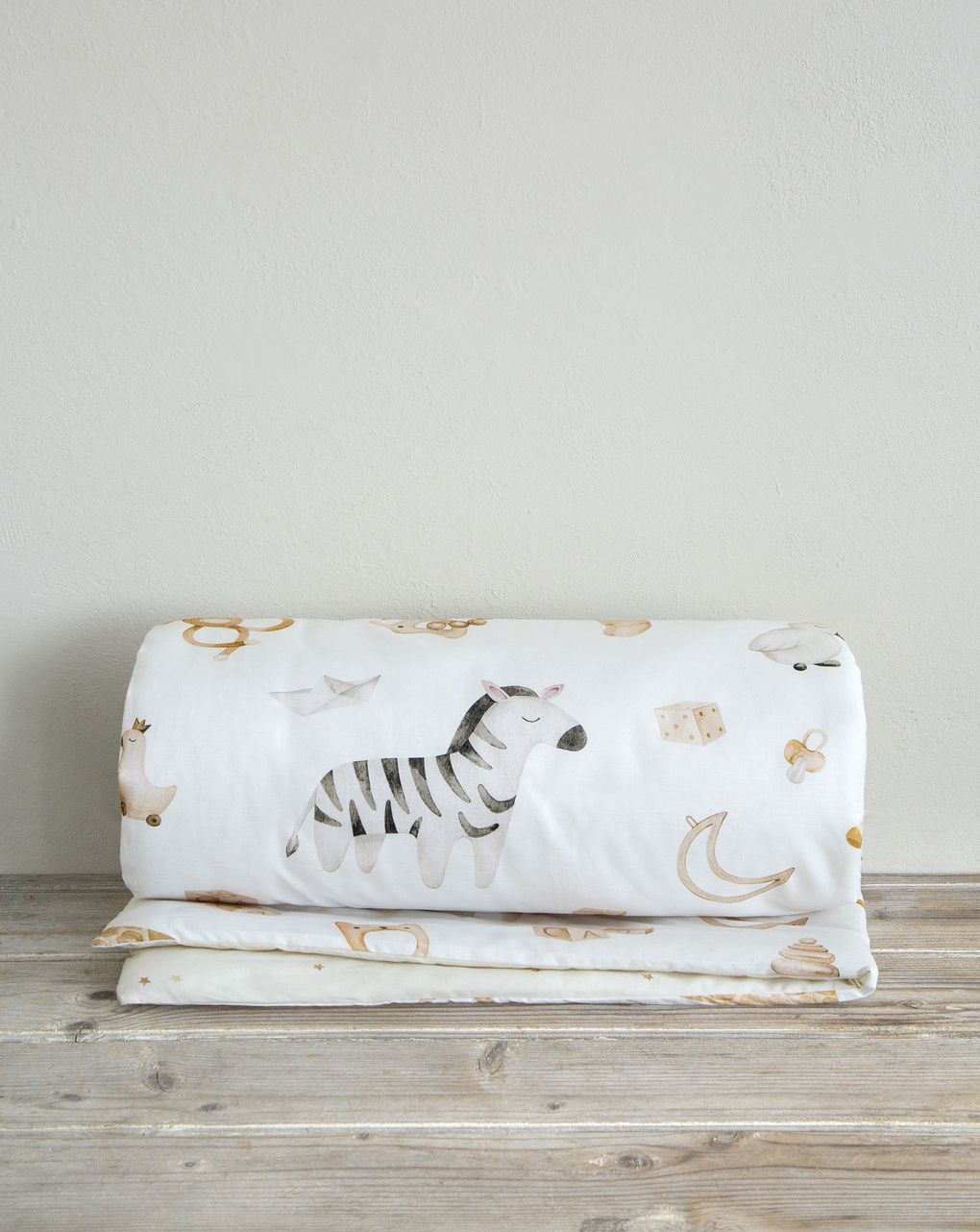 Nima home κoυβερλί κούνιας 100x140 zoo party 33534 - Nima