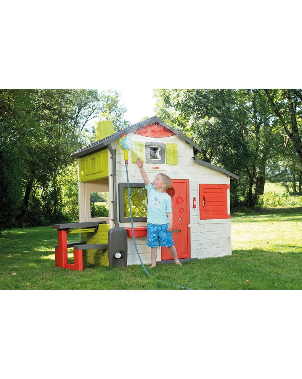 Smoby αξεσουάρ πρόσθετο για σπιτάκια: garden shower 3 σε 1 smb810914 - Smoby