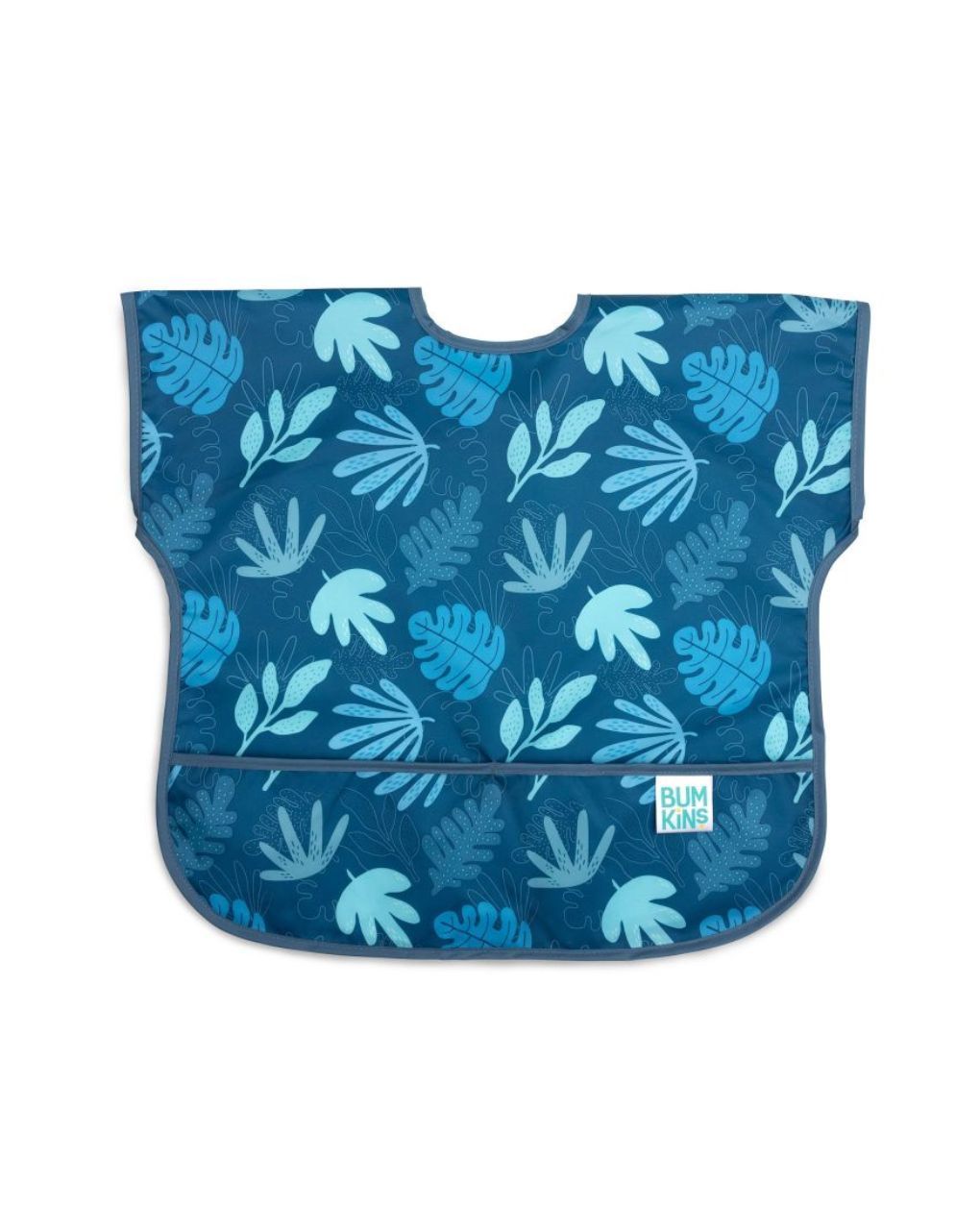 Bumkins αδιάβροχη σαλιάρα junior blue tropic 12-36m 3308013 - BUMKINS