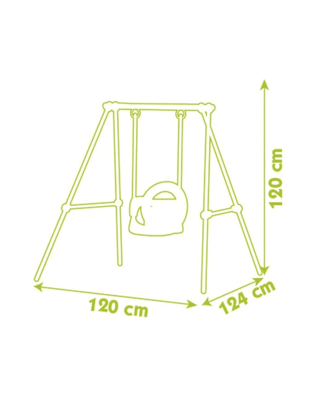 Smoby κούνια με εξελικτικό καθισματάκι 120cm - Smoby