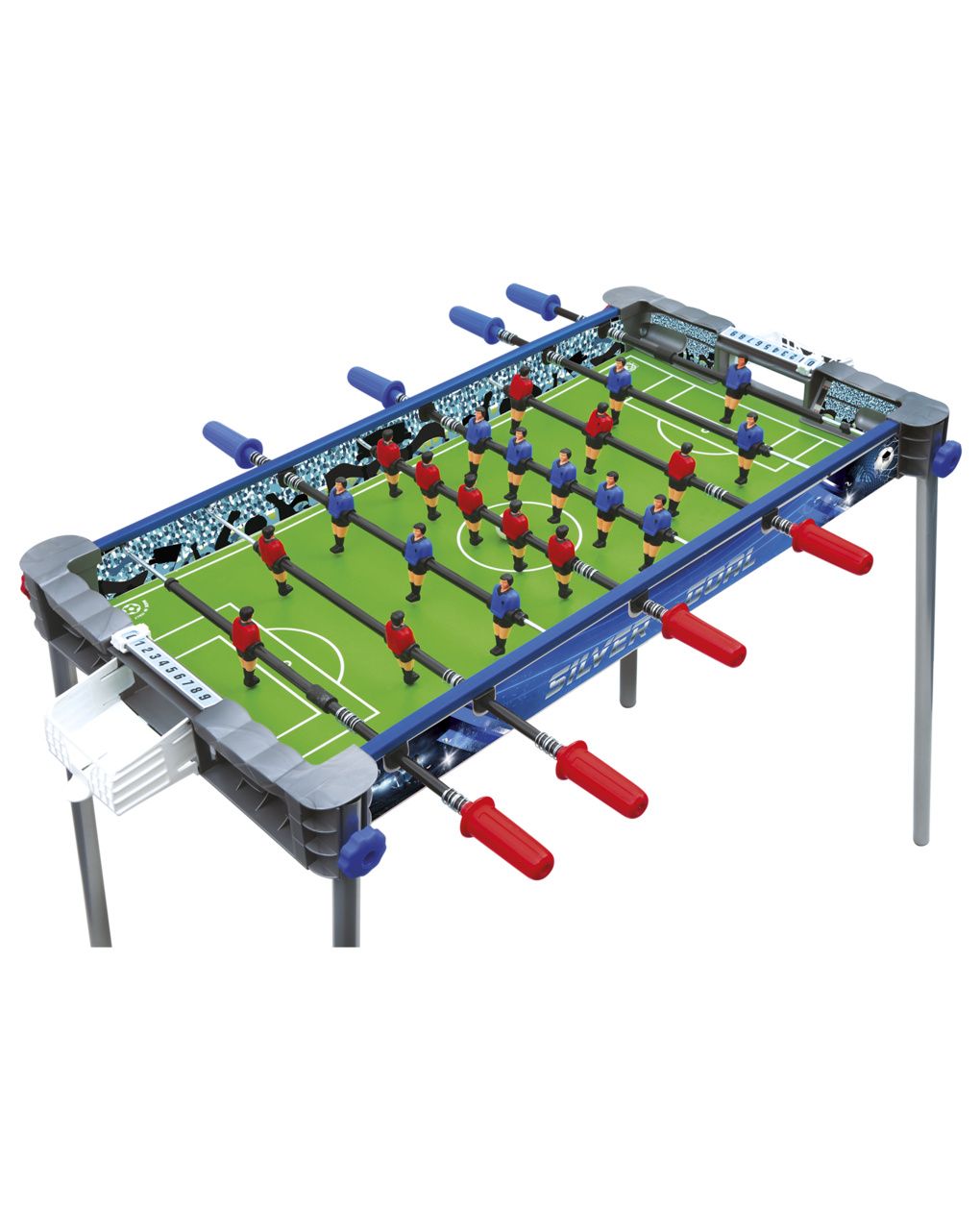 Sun & sport επιτραπέζιο ποδοσφαιράκι silver goal 96x68x61cm rdf00406 - Sun&Sport