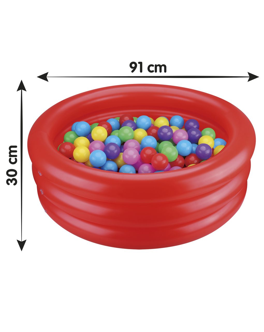 Sun & sport φουσκωτή πισίνα με 60 μπάλες 91 cm - Sun&Sport