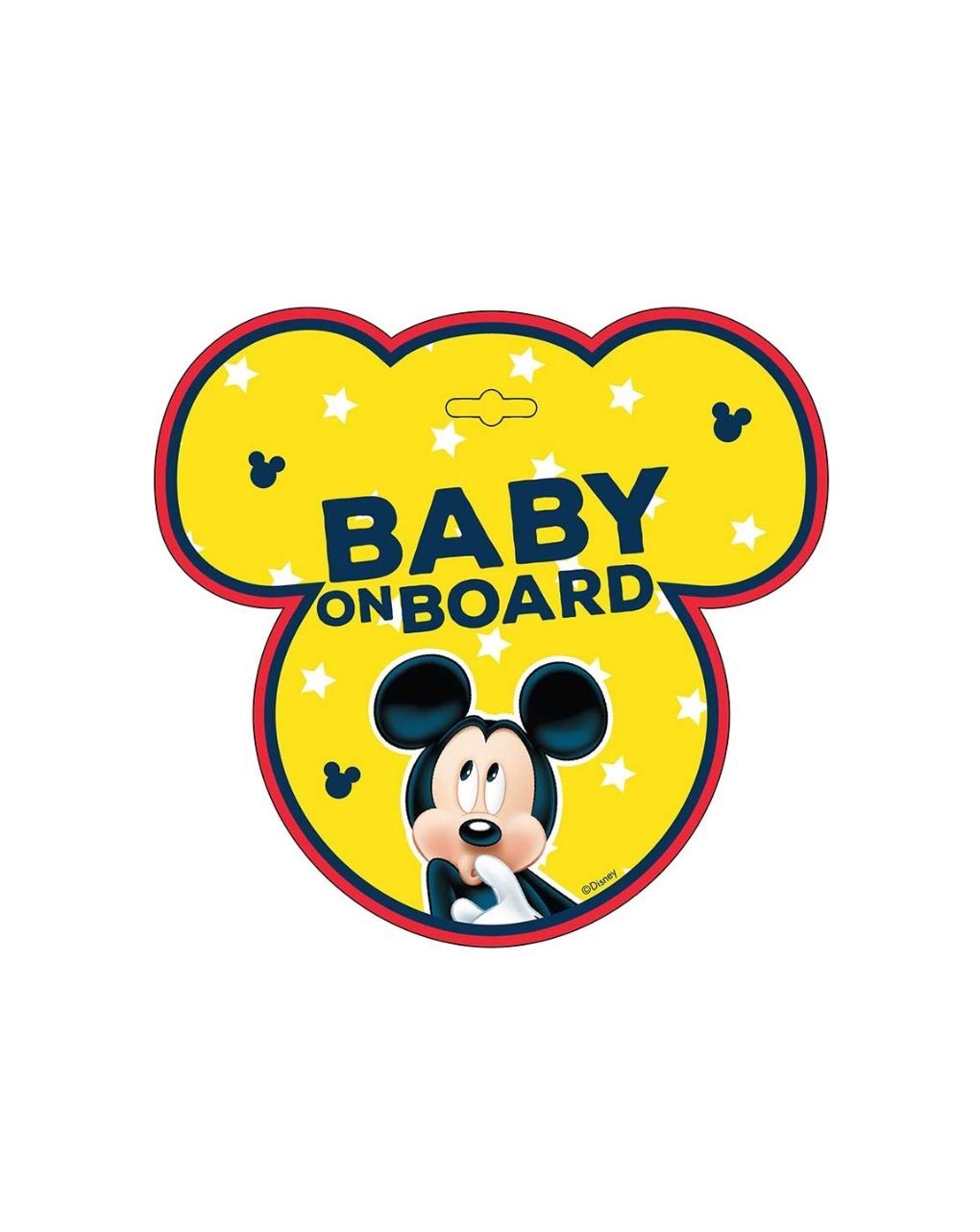 Freeon σήμα αυτοκινήτου με βεντούζα "baby on board" mickey, 9612