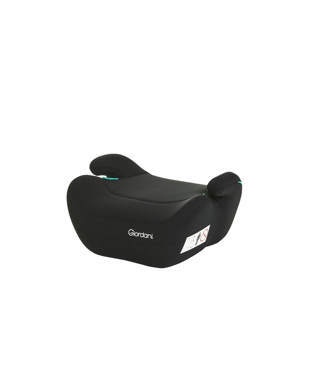Giordani booster αυτοκινήτου zeta i-size (125-150cm) με ζώνες μαύρο