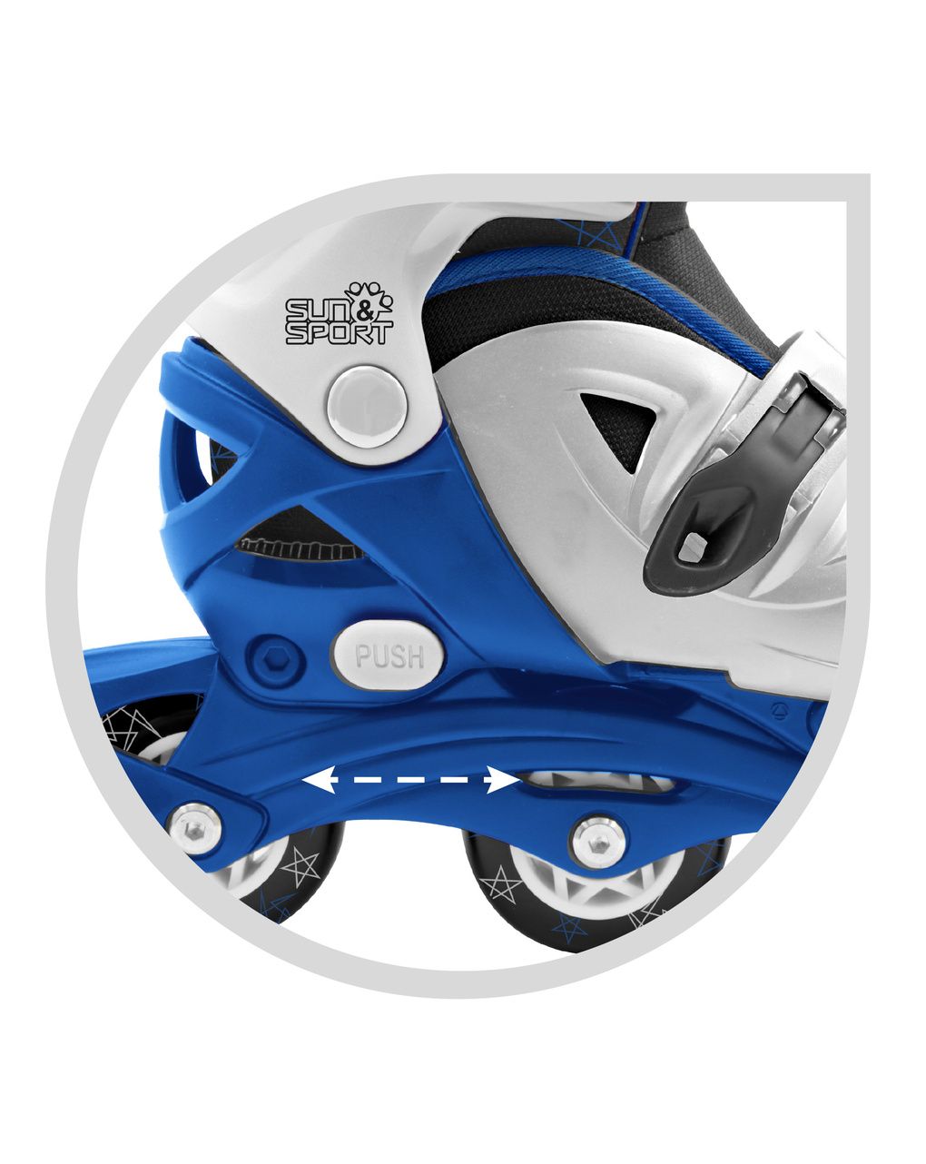 Sun & sport rollers μπλε μεγ. 31-35 rdf51829 - Sun&Sport