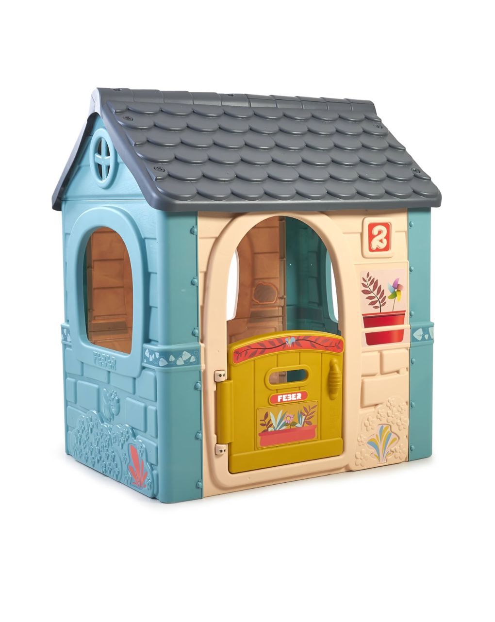 Feber - σπιτάκι με πόρτα παστέλ για 2+ ετών - Feber