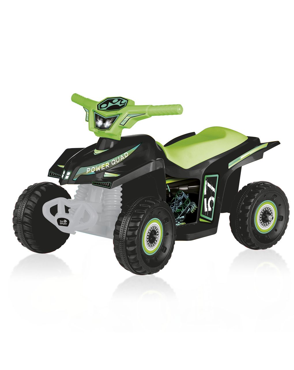 Sun & sport παιδική γουρούνα atv ηλεκτροκίνητη 6 volt πράσινου χρώματος 1294902 - Sun&Sport