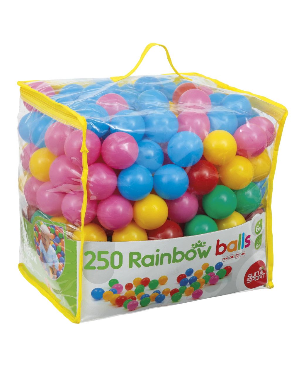 Sun & sport τσάντα με 250 μπάλες rdf52420 - Sun&Sport