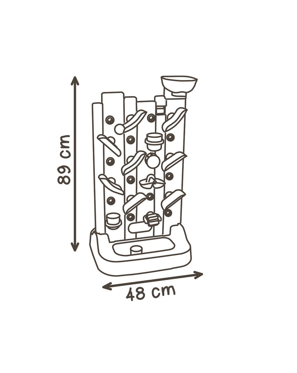 Smoby τοίχος δραστηριοτήτων 2 ετών + - Smoby