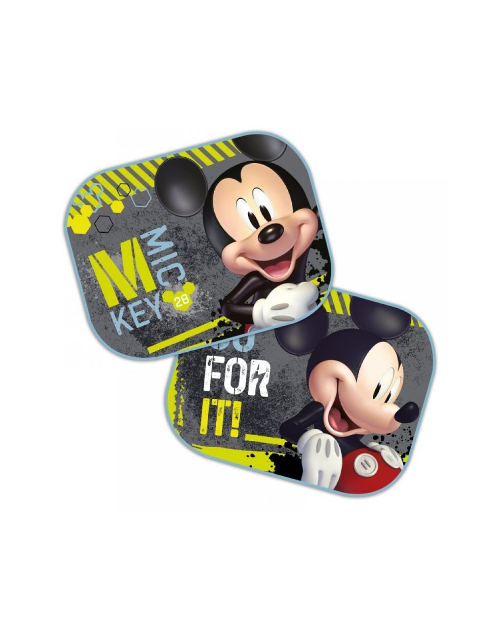 Freeon mickey ηλιοπροστασίες πλαϊνές 44x35cm 2τμχ, epss13