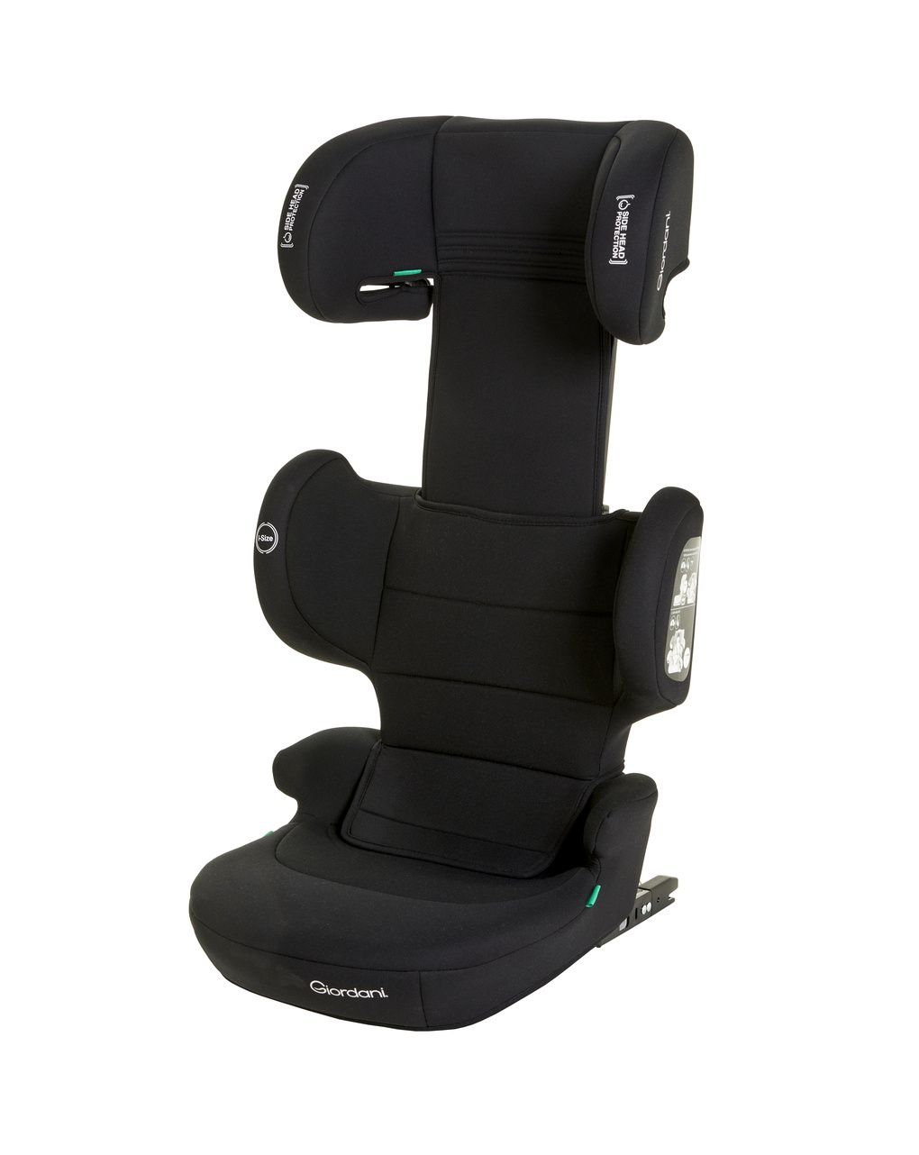 Giordani κάθισμα αυτοκινήτου ares i-size (100-150cm) isofix μαύρο - Giordani