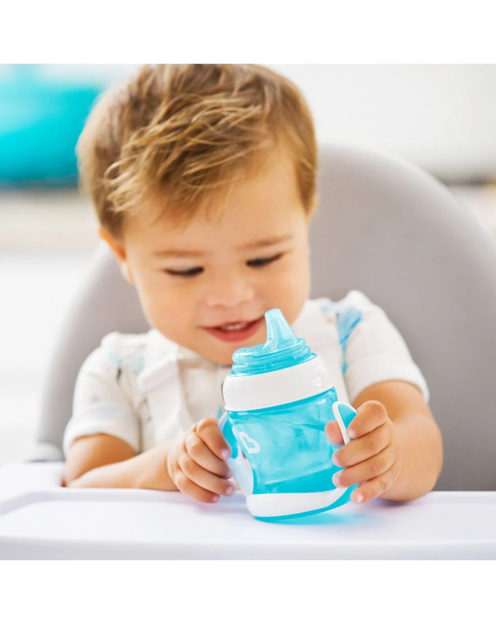 Munchkin εκπαιδευτικό ποτηράκι 118ml gentle first cup blue 4m+ 12549 - Munchkin