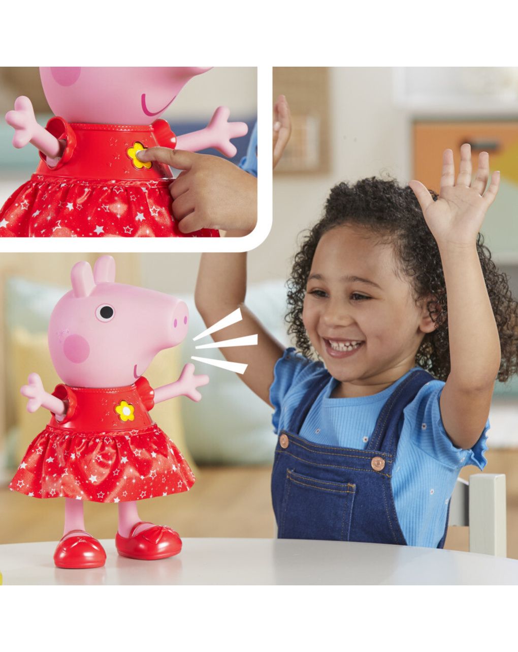 Hasbro peppa pig κούκλα peppas muddy puddles party f8873 - Peppa Pig