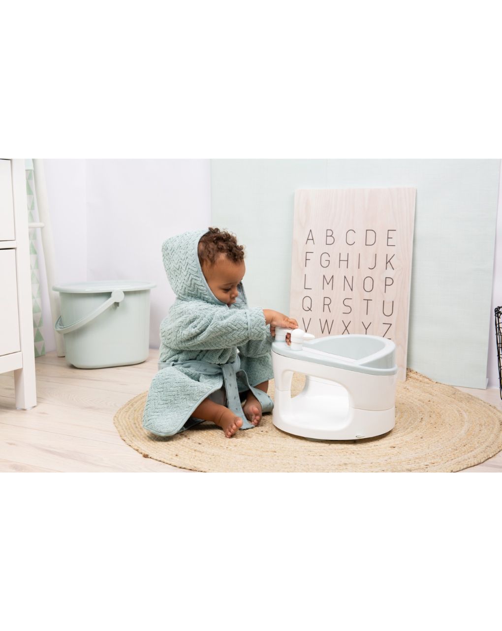 Bebejou κάθισμα μπάνιου μπανίερας sky green - Bebejou