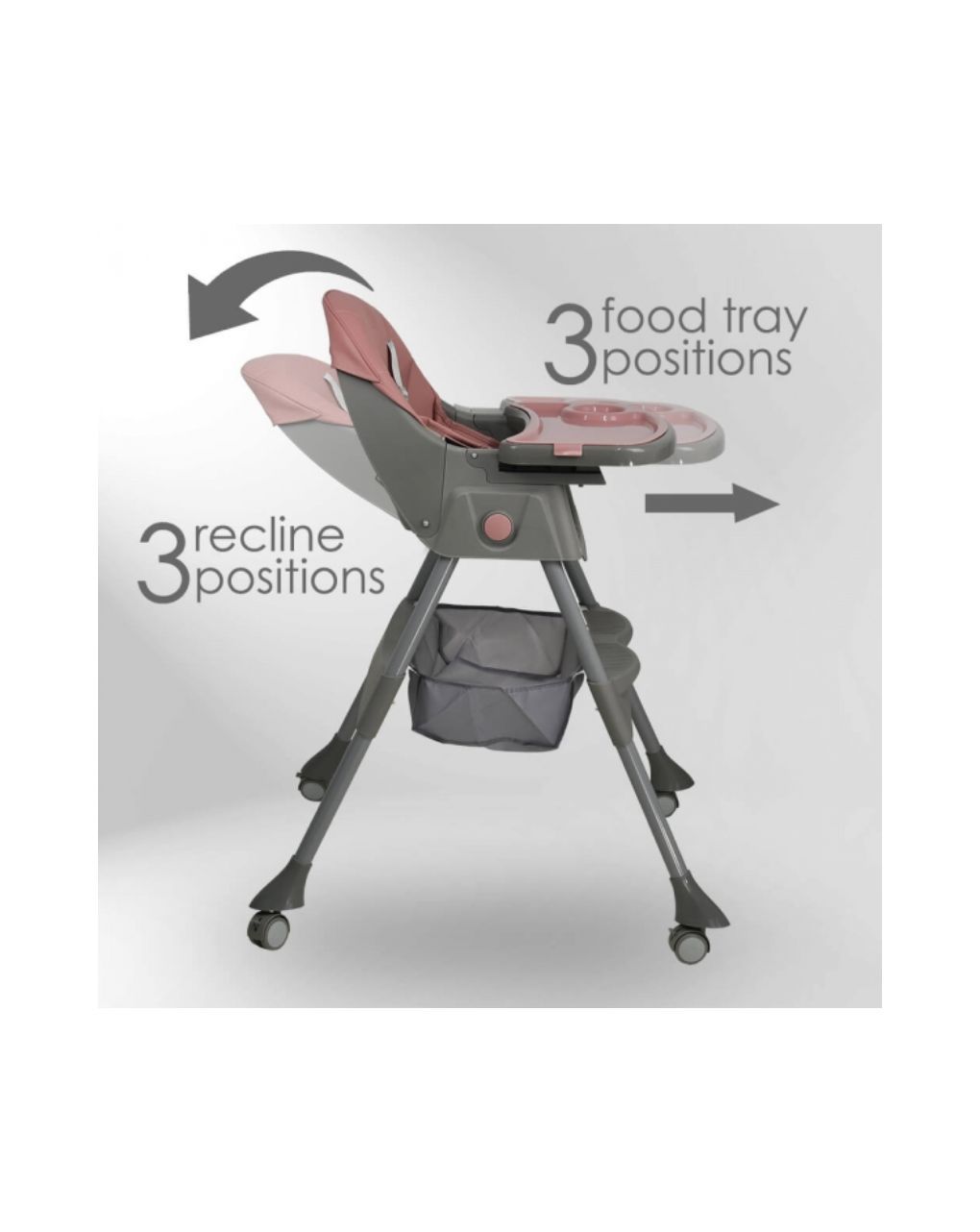 Bebe stars καρέκλα φαγητού comfy 2σε1 apple 6m+, 865-185 - Bebe Stars