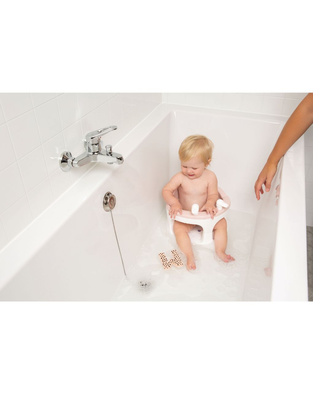 Bebejou κάθισμα μπάνιου μπανίερας pale pink - Bebejou