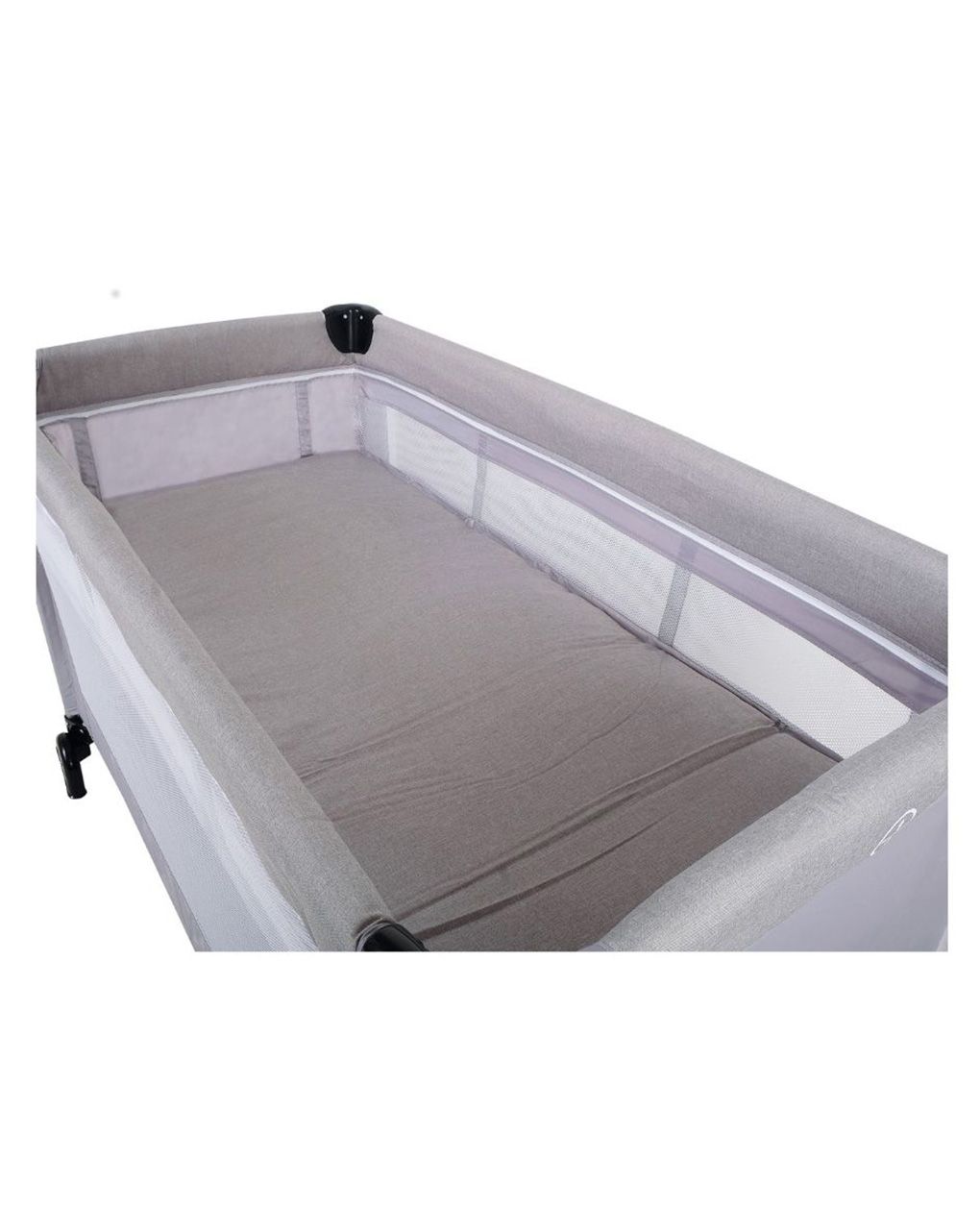 Freeon λίκνο-παρκοκρέβατο με δύο θέσεις double γκρι, 39968 - Freeon