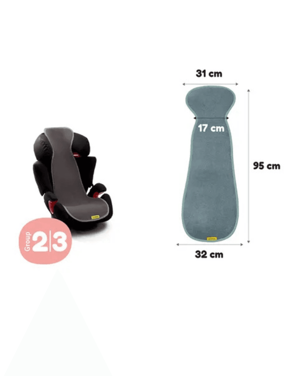 Aeromoov air layer classic αντιιδρωτικό κάλυμμα καθίσματος αυτοκινήτου group 2-3 (15-36kg) lilac - Aeromoov