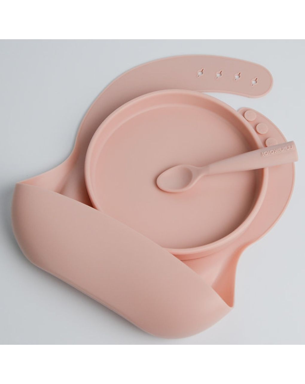 Minikoioi κουτάλι σιλικόνης scooper 6m+ pink 0907-101140002 - MinikOiOi