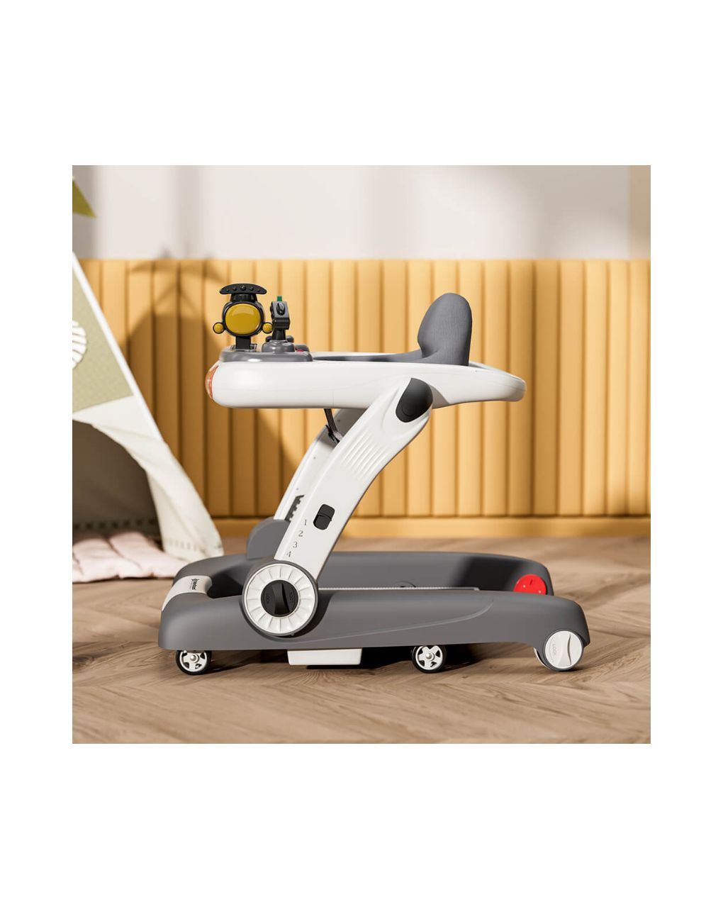 Bebe stars στράτα train 3in1 grey, 4240 - Bebe Stars